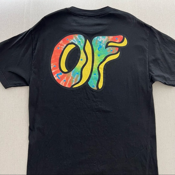ODD FUTURE Retro Tie Dye Donut Black T-Shirt - Size Large - Picture 4 of 4